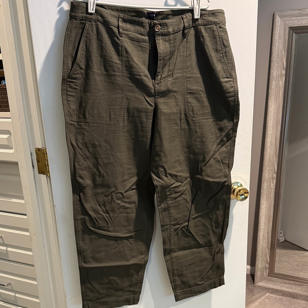 J. Crew Women’s Dark Olive Cargo Pants
